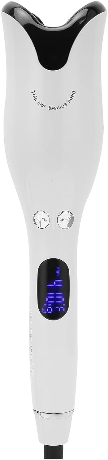 Spin N Curl Curling Iron for Healthy &amp Shiny Effortless Curls &amp Waves Provides Preset Temperature Settings for Each Hair Texture