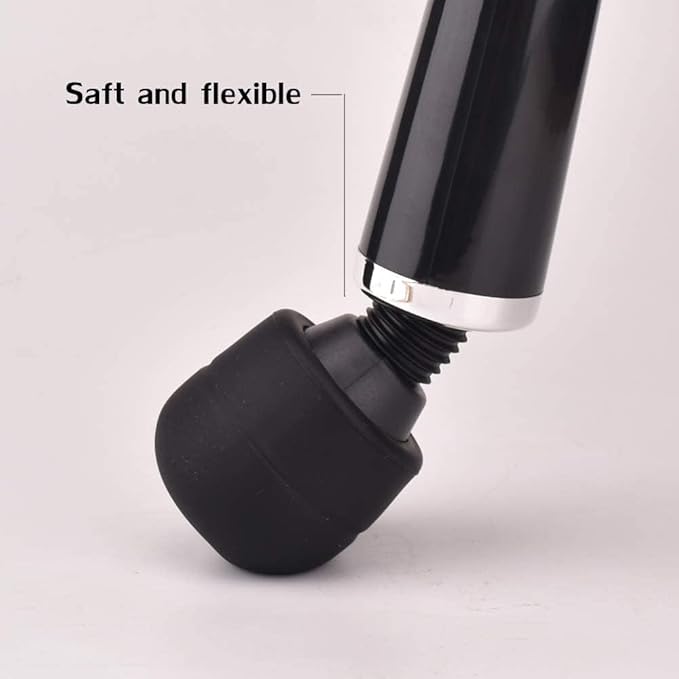 Power Massager Handheld Tool Electric Foot Neck Back Hand Leg Arm Muscle Aches for Women Men Massage Therapy Pain Relief Deep Tissue Toy Black Big and Blue Small Tool