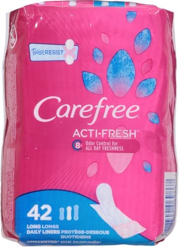 Carefree Body Shape Togo PantilinersUnscented 42 Count Long