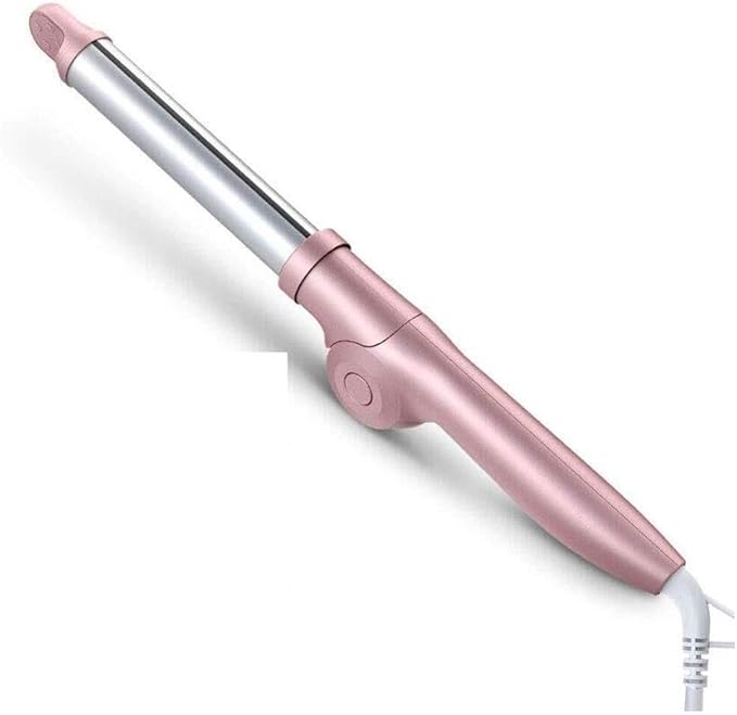 Portable 25mm Ceramic Hair Curler Adjustable Temperature (100-230℃) 360° Rotatable Negative Ion Heating Foldable Styling Tool