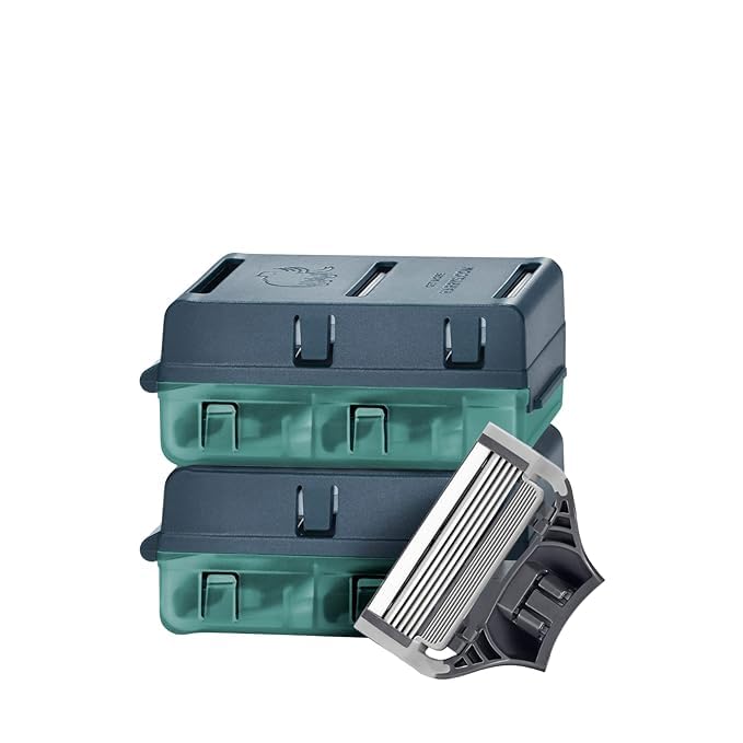 Men's Razor Blade Refills 8 Count Sharper 5-Blade For Close and Comfortable Shaves