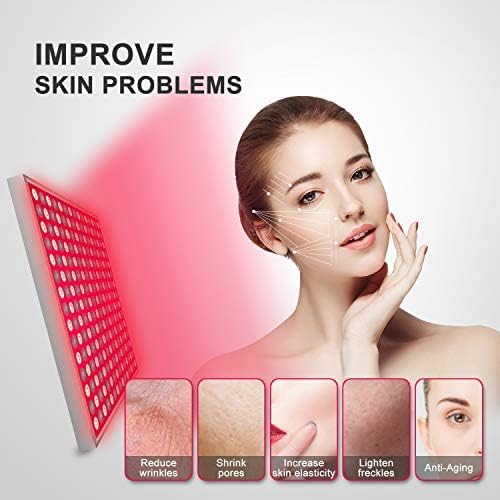 45W Red LED Light Therapy Panel Deep Red 660nm and Near Infrared 850nm LED Light Therapy Combo - FDA Registered