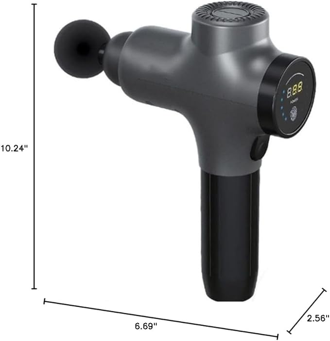 Massage Gun Quiet Muscle Percussion Back Neck Head Hammer Massager for Athletes Pain Relief Handheld Electric Body Massager for Relieving Muscle Pain Soreness and Stiffness