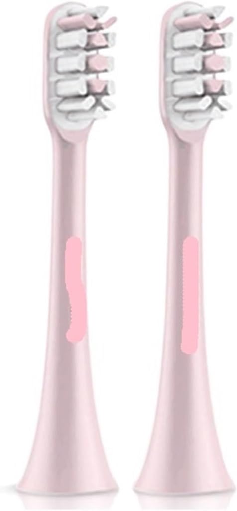 Compatible for SOOCAS Sonic Electric Toothbrush Heads Replacement X1 X3 X3U X5 Teeth Brush(Pink 2 pcs)