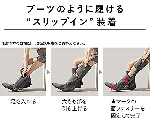 Panasonic EW-RA190-H [Air Massager Leg Griffle Dark Gray] 100V Shipped from Japan