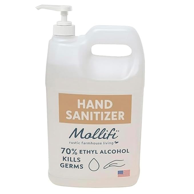 Hand Sanitizer 1 Gallon Fragrance Free PK-1 With Pump Mfr: MOL9747-12GALV3-A