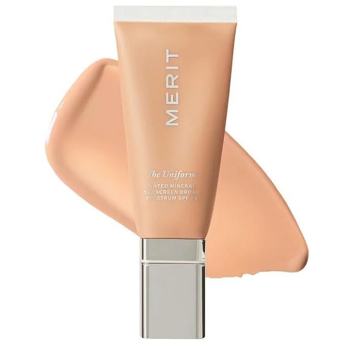 The Uniform Tinted Mineral Sunscreen Broad Spectrum SPF 45 Fragrance Free Non-Comedogenic Lightweight buildable oil-free- Size: (1.7 oz/50 mL) - Color: (22 - light neutral-cool)