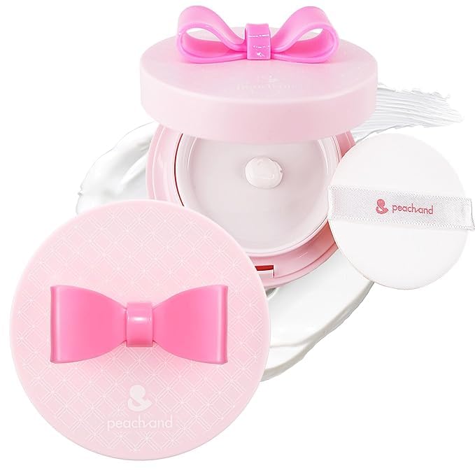 peach and Kids Sunscreen Mineral Sunscreen SPF50+ PA++++ Tested for Sensitive Skin Baby &amp Toddler Gentle Formula Non-Greasy Kids Travel Essentials (Pink Ribbon)