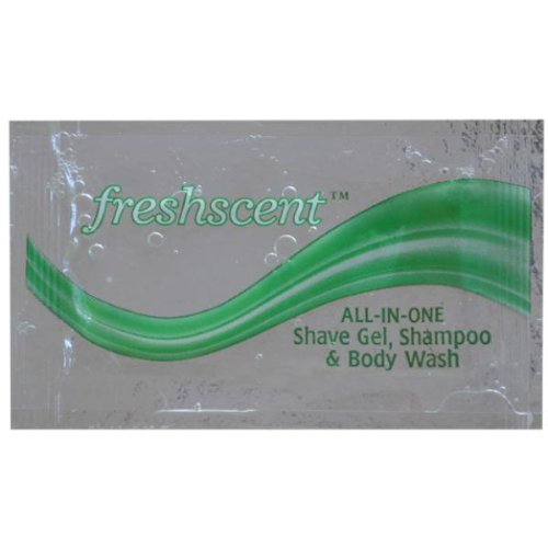 0.33 oz. Shampoo Shave Lotion and Body Wash Case Pack 1000