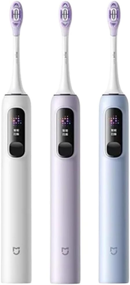 Compatible for XIAOMI MIJIA - Oscillation Toothbrush Pro Smart 4 Modes IPX8 Waterproof Vibration(Purple)