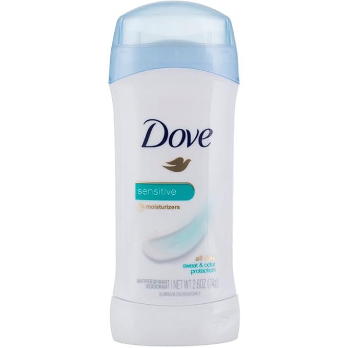 Dove Anti-Perspirant Deodorant Sensitive Skin 2.60 oz (Pack of 12)