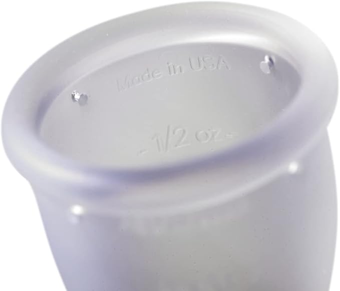 Best Periodt Menstrual Cup - High Capacity Soft Period Cup for Heavy Flow - 12 Hour Leak Free - Comfy &amp Easy to Use - Comes with Yellow Menstrual Cup Case - USA Made (Size 2)