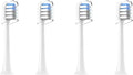 4PCS Replacement Brush HeadsCompatible for Xiaomi Mijia T200 Electric Toothbrush Head Soft Bristle(Gray)