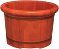 Foot Tub Wooden Foot Basin Household Gift Foot Soaker TubWooden Foot Soak Sauna Foot Tub Foot Basin Tub Bucket Massage Spa Sauna SoakFoot Bath Wooden Bucket Foot Spa Household Wash Basin Househ