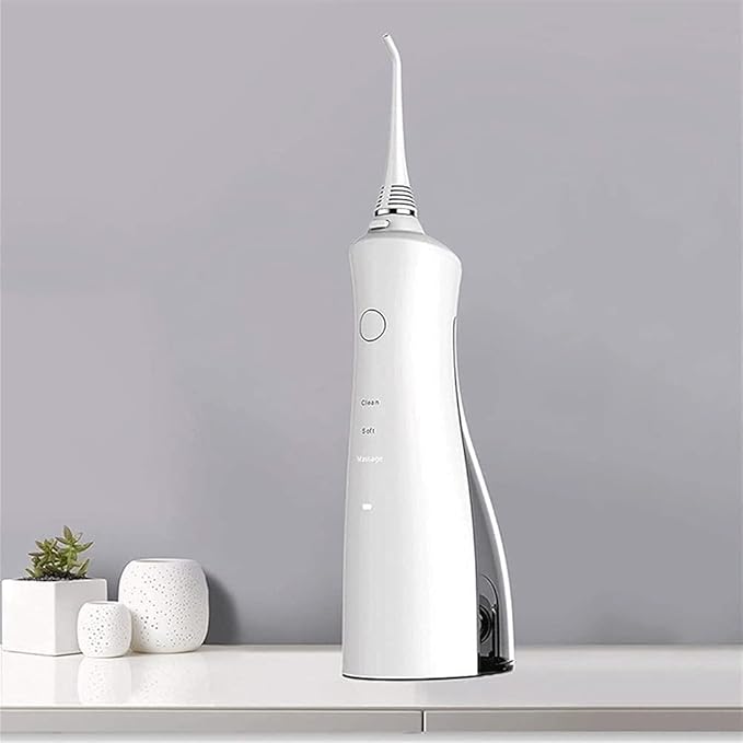 Water Flosser Professional Cordless Dental Oral Irrigator - Portable and Rechargeable Waterproof 3 Modes Water Flossing for Home and TravelEasy to Clean Portable Saves Space