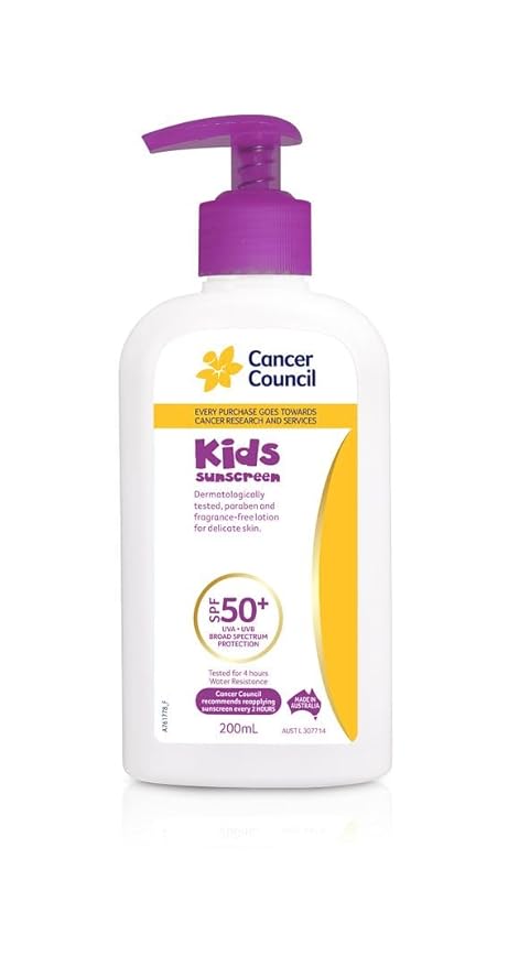 CANCER COUNCIL SPF50+ Kids Sunscreen Pump 200mL