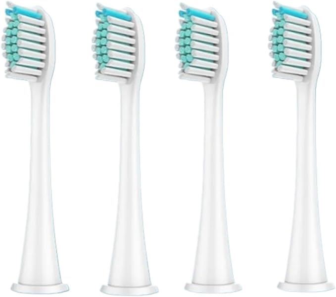 3 Models Electric Toothbrush Head Compatible For Philips Sonicare HX3/HX6/HX9 Series Models(4pcs white)