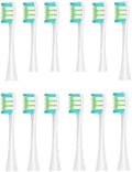 4/8/12/16 Pcs Replacement Toothbrush Heads Compatible with Oclean X/X PRO/ Z1/ F1/ One/Air 2/ SE Sonic Electric Toothbrush Dupont Bristle(12 Pcs White)