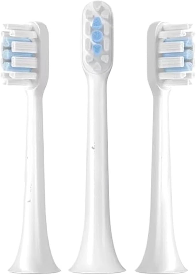 Compatible for Xiaomi Mijia T100 T200 T300 T301 T302 T700 Replacement Toothbrush(T302 Head White)