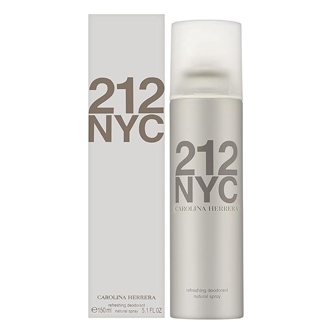 Carolina Herrera 212 Deodorant 5.1 Oz/ 150 Ml - Spray for Women By Carolina Herrera 5.1 Fl Oz
