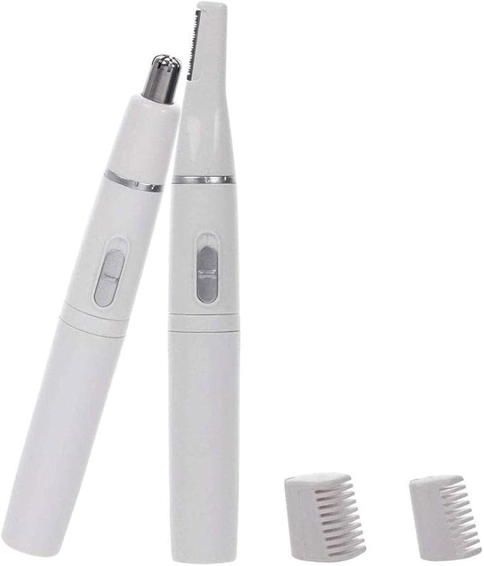2-in-One Nose Trimmer Electric Eyebrow TrimmerEyebrow Trimmer Nose Hair Trimming Hair Removal Device