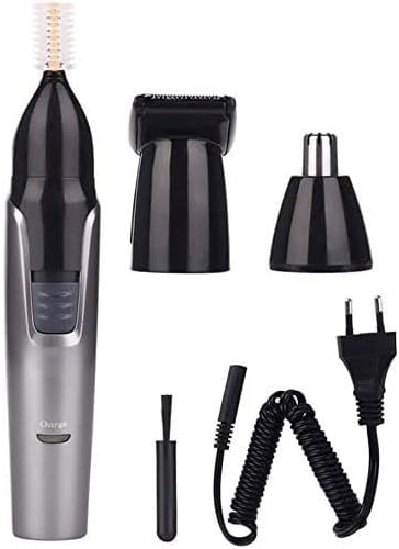 3 in 1 Ear and Nose Hair Trimmer for Men and Women Rechargeable Waterproof Eyebrow Hair Remove Facial Hair Trimmer for Bathroom Travel Hotel Easy Cleansing