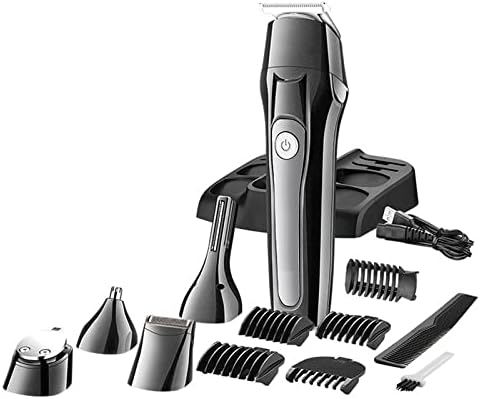 Pro Hair Clipper All in one Men Beard Hair Trimmer Electric Hair Clipper Body Nose Ear Eyebrow Trimmer 5in1 Hair Cutting Machine