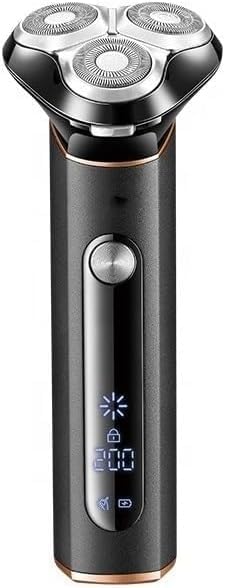 Electric Razor for Men Metal Shell Waterproof Electric Shaver for Men Wet Dry Beard Electric Razor Facial Shaving Machine Rechargeable