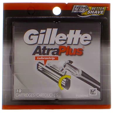 Gillette Atra Plus Cartridges 10 CT (Pack of 3)