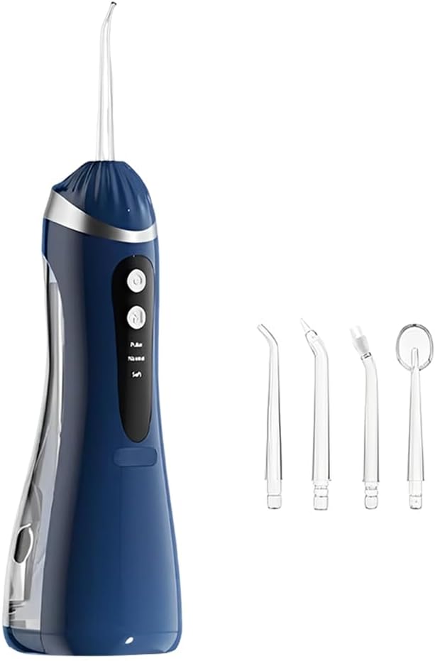 Water Dental Flosser for Teeth Cordless Portable Water Flosser with 3 Modes Rechargeable Electric kit Waterproof Electric Irrigator for Braces Sensitive Gums Home &amp Travel Use