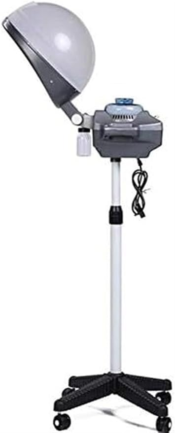650W Adjustable Orbiting Hair Dryer Stand Up Rolling Wheels Salon Hair Color Processor Accelerator Professional for Home Salon Hair Dyeing Perming Equipment(B)