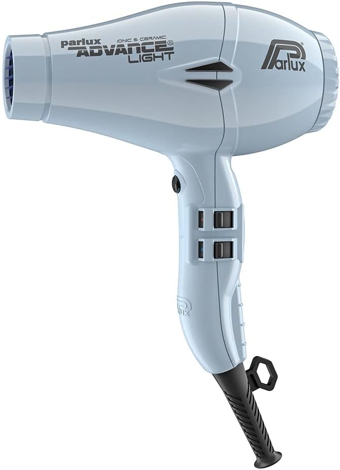 Parlux Advance Light Ionic and Ceramic Ice Hair Dryer with Miracle Large Detangling Brush Mint Green – Lightweight Blow Dryer and Dual Bristle Brush for Smooth Shiny Frizz-Free Hair