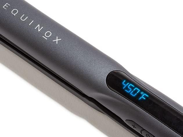 Equinox 1.25 Digital Ceramic Tourmaline Flat Iron (Black)