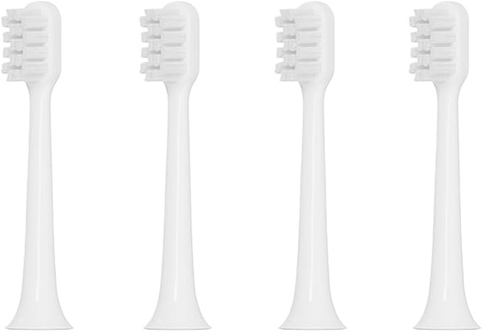 Replacement Toothbrush Heads Compatible for T200/T200C(White-4pcs)