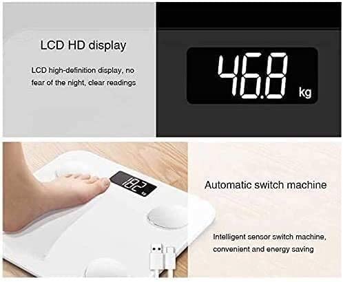 Digital Body Weight Bathroom Scale Weighing Scale LCD high-Definition Display Backlit ntelligent Sensor Switch Machine Convenient and Energy Saving