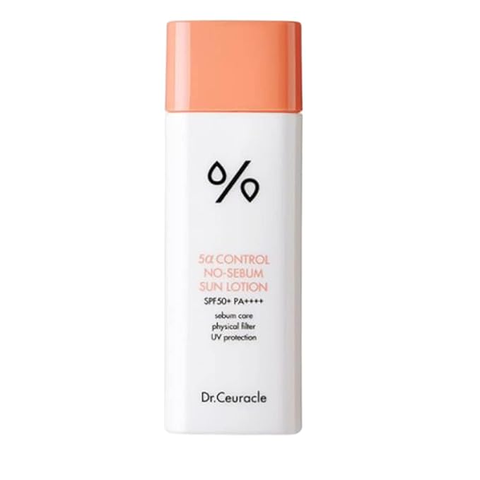 Dr.Ceuracle 5α Control No-sebum Sun Lotion SPF50+ PA++++ 1.76 Ounce (Pack of 1)