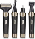 4 in 1 Electric Nose Hair TrimmingMen Hair Remover Set USB Rechargeable Beard Shaver Nose Hair Eyebrow Trimmer Sideburns Shaver