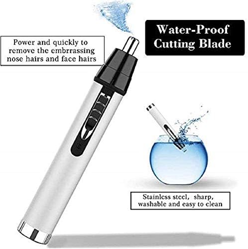 Water Resistant with USB 4 in 1 Electronic Men Painless Eyebrow &amp Facial Hair Trimmer Lightweight Eyebrow and Facial Hair Gentleman Trimmer