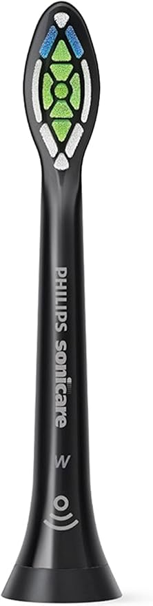 Philips Sonicare Optimal Whitening Black BrushSync Heads (Compatible with All Philips Sonicare Handles) 4 Pack