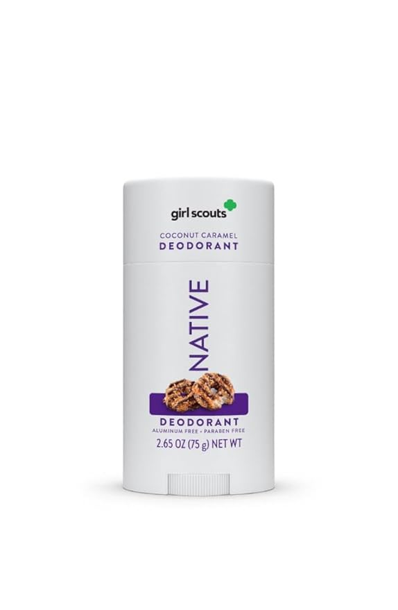 Native Limited Edition Girl Scout Coconut Caramel Cookie Deodorant - 2.65oz 1 Count (Pack of 1)