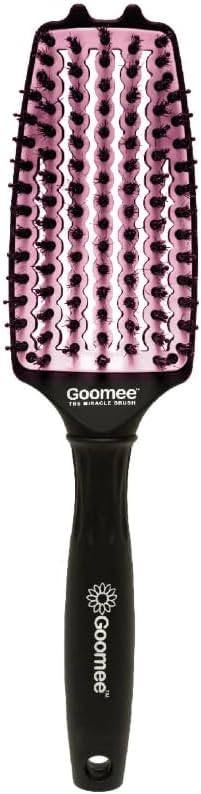 Turbo Power TwinTurbo 3200 Dark Grey Hair Dryer and Miracle Medium Detangling Brush Blush Pink