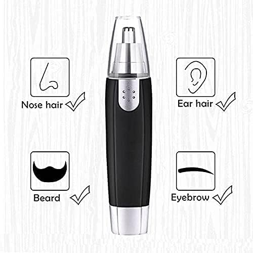 Nose Hair TrimmerElectric Shaving Nose Ear Trimmer Safety Face Care Nose Hair Trimmer (Color : Blue Size : 13 * 2 * 0.7cm)