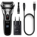 Men's Shaver Professional shaver rechargeable powerful shaver for men 3D washable electric Razor wet dry face beard shaving machine