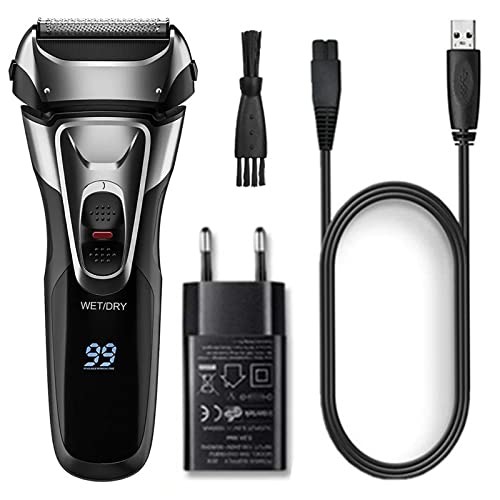Men's Shaver Professional shaver rechargeable powerful shaver for men 3D washable electric Razor wet dry face beard shaving machine