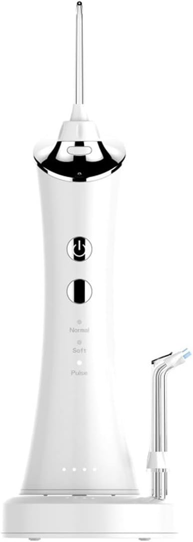 Water Dental Flosser Cordless for Teeth 3 Modes150ML Portable Oral Care Device Ipx7 Waterproof for Travel Home (Color : White)