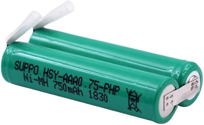 2.4V 750mAh Ni-MH Battery Compatible with Philips shavers S5070/S5078/S5079/S5081/S5082/S5090/S560/S561 Series.