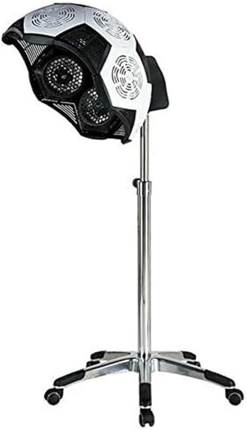 Salon Hair Dryer Color Processor Accelerator Infrared Heating Rolling Base with Wheels Hairdressing Equipment for Barber Beauty Spa