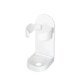 Razor Holder Bathroom Storage Hooks Toothbrush Self-adhesive Stand Punch Free Traceless Electric Shaving Brush Holder Organizer(White)