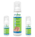 Foam Hand Sanitizer – Unscented - (2 x 1.5 oz travel size + 1 x 8 oz bottle starter kit)