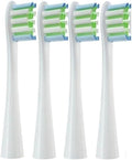 4/12 Pcs Replaceable Brush Heads Suitable Compatible for Oclean X/X PRO/ Z1/ F1/ One/Air 2 /SE Sonic Electric Toothbrush Refills(4white)
